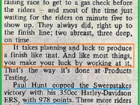 1969 Greenhorn P12 How the HD dream team finished