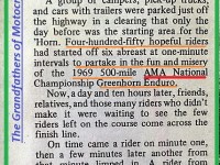 1969 Greenhorn P4 450 riders, 500 m. & AMA NATIONAL