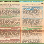 1969 Greenhorn b10 medics, 30 check points, District 37, Bob Greene
