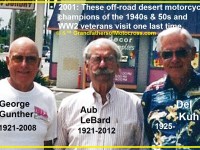 1969 s14 but 2001 Off Road champions George Gunther, Aub LeBarb & Del Kuhn visit