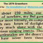 1974 B23 Greenhorn, cycle quit, lizards, insects, snakes