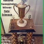 1974 a10 close up Nate SciacquaGreenhorn Sweepstakes winner trophy