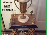 1974 a10 close up Nate SciacquaGreenhorn Sweepstakes winner trophy