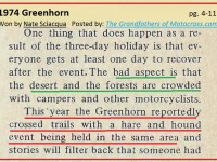 1974 a28 Greenhorn, too crowded in desert & forests