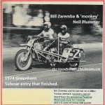 1974 a39b Greenhorn, BILL ZAREMBA on sidecar