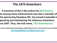 1974 d36a Greenhorn summary by Bob Greene