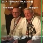 2017 a2 TrailBlazers Hall of Famers - PAUL HUNT & Al Rogers