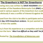 1970 Greenhorn b1 Story by Dave Holeman