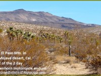 1970 Greenhorn b20 El Paso Mts. in N. Mojave desert