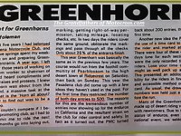 1970 Greenhorn b3 Pearblossum start, only 1 in 4 finish, limit 500 riders