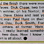 1970 Greenhorn b32 at finish, D & F Chase, Steffan, D. Ekins, Paul Hunt, Eddie Day