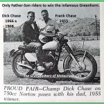 1970 Greenhorn b34 former WINNERS Dick Chase & dad, Frank Chase