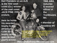 1970 Greenhorn b6 PMC Member Earl Flanders 1948 & AMA inductee, wins Jack Pine