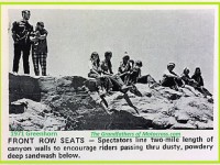 1971 Greenhorn b8 spectators above sandwash canyon