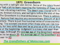 1971 Greenhorn b9 average age rider 20, winner 40