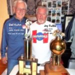 0000 2018 3-24 c7 Jay Tullis & his 1979 trophy & Del Kuhn, Greenhorn winners