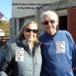 2018 3-24 a23 At Randsburg, Del Kuhn & Debbie Evans, both 2003 AMA HoF & Evans 2 b inducted Trailblazers 2018