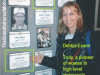 2018 3-24 a24 Debbie Evans AMA 2003 Hall of Fame stunt driver honored