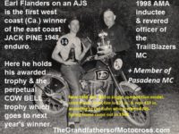 2018 3-24 b11b Earl FLANDERS PMC Member 1948 & AMA inductee, wins Jack Pine