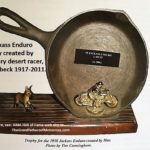 2018 3-24 b12b 1955 - 1958 Jackass Enduro frying pan burro trophy Max Bubeck design