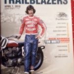 2018 4-7 a41 Trailblazers program book, the late TOM WHITE on cover